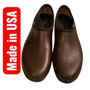 Sloggers Men’s Size 12M Slip On Brown Rain Garden Shoes USA Made